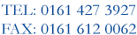 Telephone 0161 427 3927